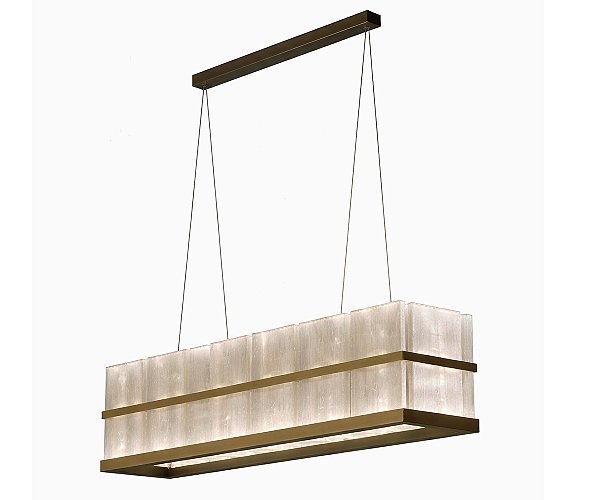 Lustre DNA Iluminação Trilho ROCHA-TRILHO5 – 100 × 20 cm – 5 Caixas de Rocha – Para 5 Lâmpadas Mini GU10 – Pendente 1,5 m