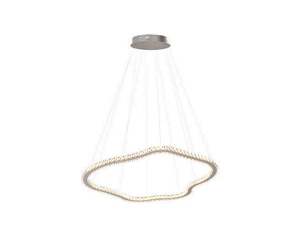 Pendente DNA Iluminação Aliança Orgânica 100/80cm ALORG-100-2-SL – 72W – 3000K – Slim – 2 Alianças
