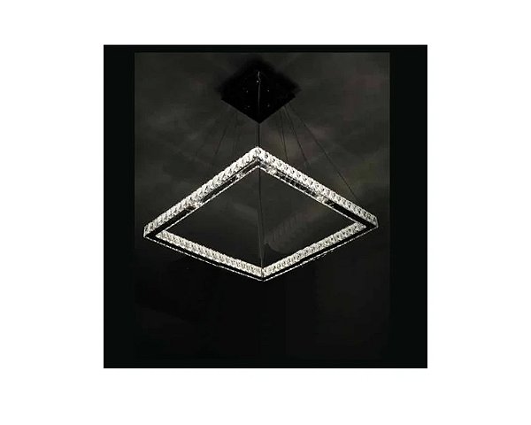 Pendente DNA Iluminação Aliança Quadrada 70cm ALQU-70-1 – 40W – 3000K – 1,50 m