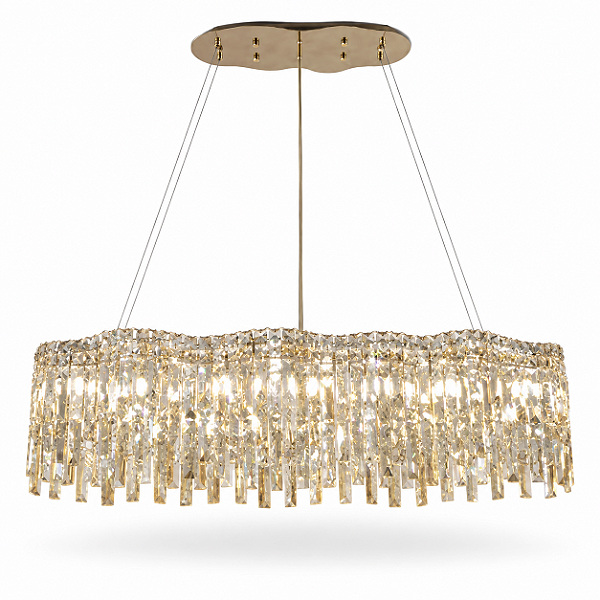 Pendente DNA Iluminação Antares ANT-100CM-ROCHA – 100 cm × 25 cm – Rocha Selenita