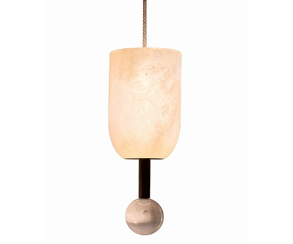 Pendente DNA Iluminação P0606 Une Up – Ø7 × 23 cm – Ônix – LED 2W 3000K – Pendente 2 m