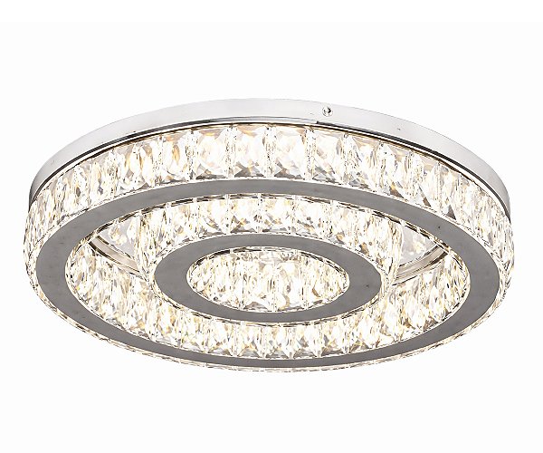 Plafon DNA Iluminação Aliança Redonda PLAF-ALR60-3 – Três Argolas Ø60/40/20 cm – LED 3000K 45W