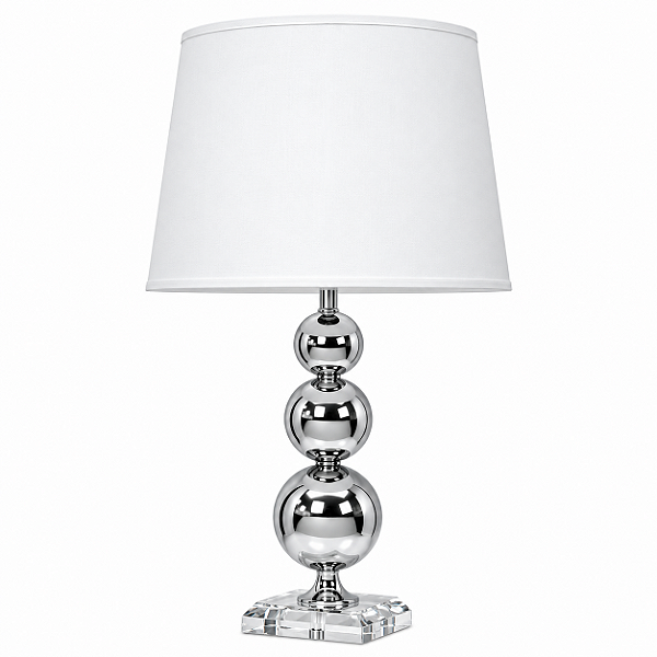 (Latão - Especias) Abajur Mesa Golden Art M700LT 3 Bolas em Metal com Base Quadrada em Latão e Lâmpada E27 72cm