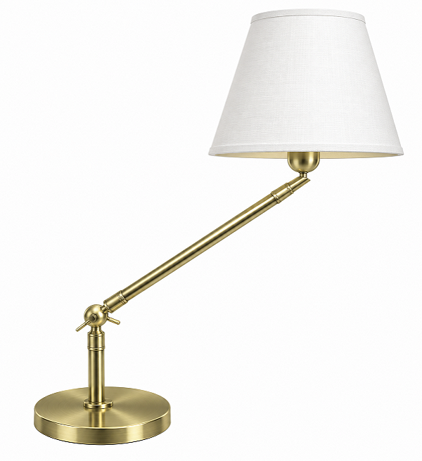 (Latão - Especiais) Abajur Golden Art Angle 2 Articulações Latão 50cm 1xE27 M740LT