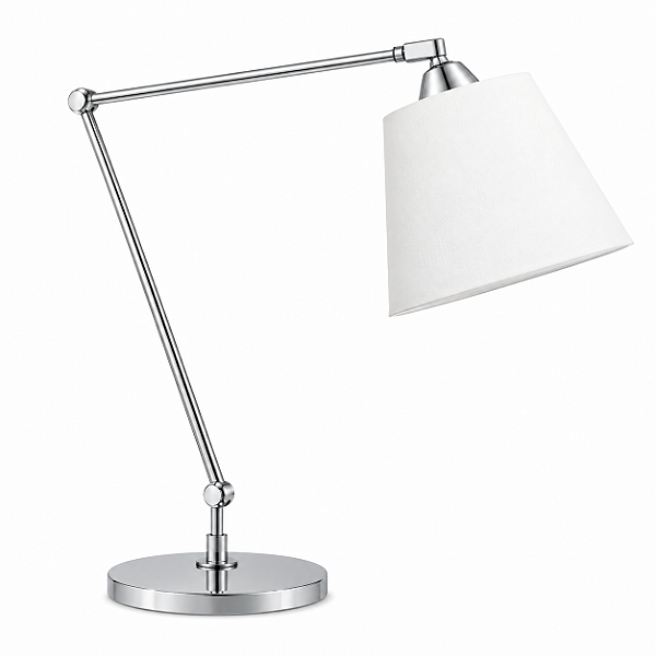 (Latão - Especiais) Abajur Mesa Golden Art M629LT Classic Articulado em Latão com Lâmpada E27 Altura Média 60cm