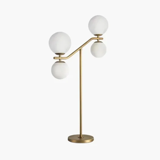 Abajur de Mesa Golden Art Escorregador em Latão com 4 Soquetes G9 e Altura de 61cm M1865-4LT