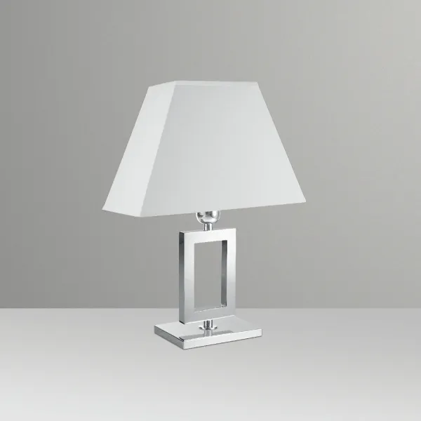 Abajur de Mesa Golden Art Retângulo 15x10cm em Latão com Lâmpada E27 Altura 45cm M633LT