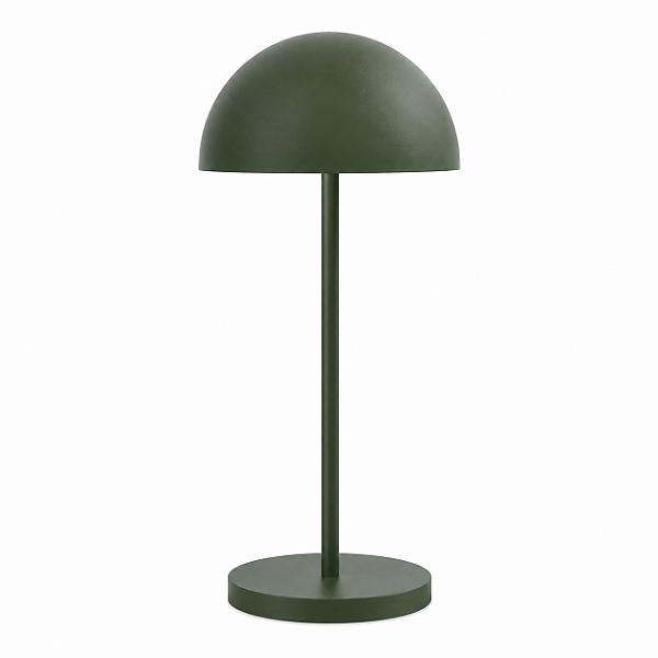 (Pintura) Abajur Mesa Golden Art Sfera M800-25PI Cúpula Ø25cm em Alumínio 2 Lâmpadas G9 49cm