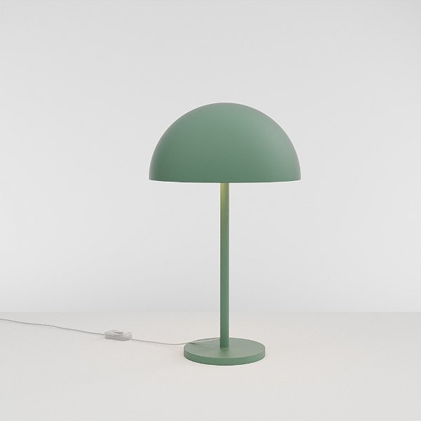 Abajur de Mesa Golden Art Sfera com Cúpula Ø30cm em Latão e 2 Lâmpadas E27 52cm M800-30LT