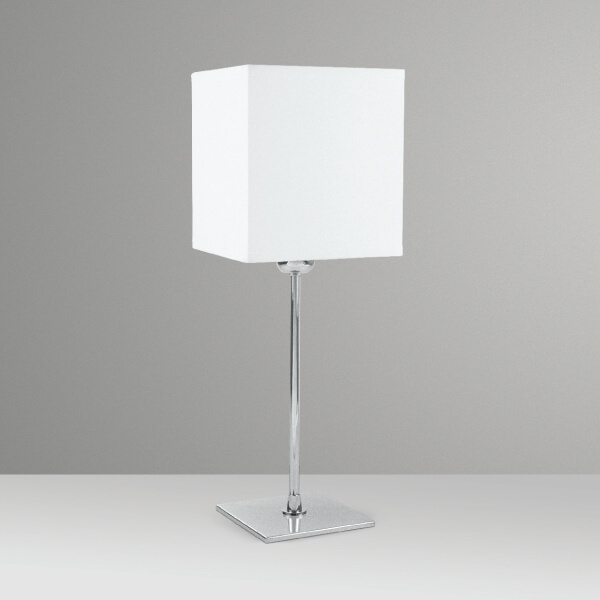 Abajur de Mesa Golden Art Slim Palito 30 em Latão com Haste Fixa, Base Quadrada e Lâmpada E27 45cm M622LT