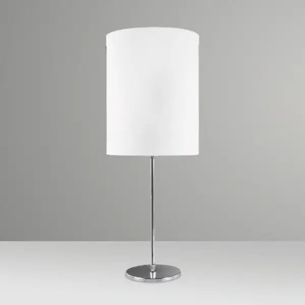 Abajur de Mesa Golden Art Slim Palito 32 em Latão com Haste Fixa, Base Redonda e Lâmpada E27 55cm M637LT