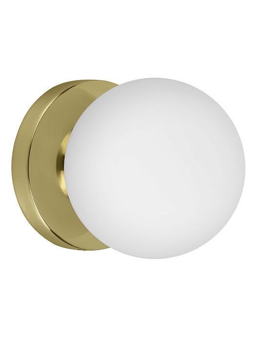 Arandela Bola Golden Art 12 cm em Latão com Soquete G9 P755-12LT