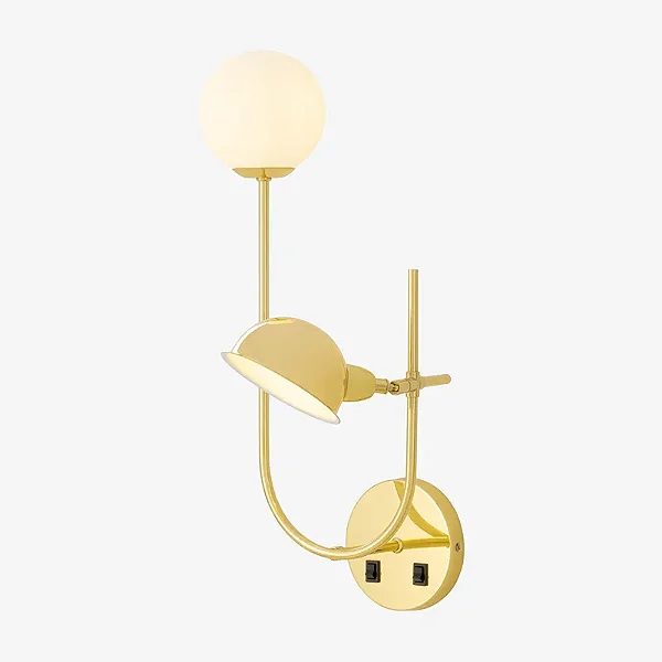 Arandela DUBLIM 2 Soquetes G9 com Calha Pintura – Golden Art P2815PI