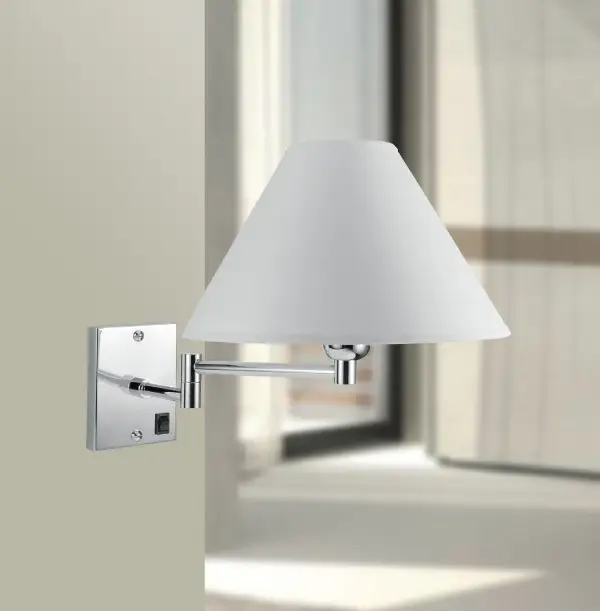 Arandela Golden Art Braço 1/2” com 30cm, 1 Articulação em Latão e Soquete E27 P334LT