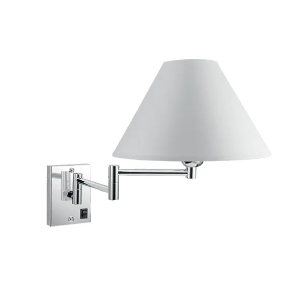 Arandela Golden Art Braço 1/2” com 32cm, 2 Articulações em Latão e Soquete E27 P335LT