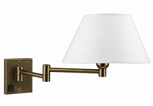 (Latão - Especias) Arandela Golden Art P362LT Braço 1/2” com 50cm, 2 Articulações E27