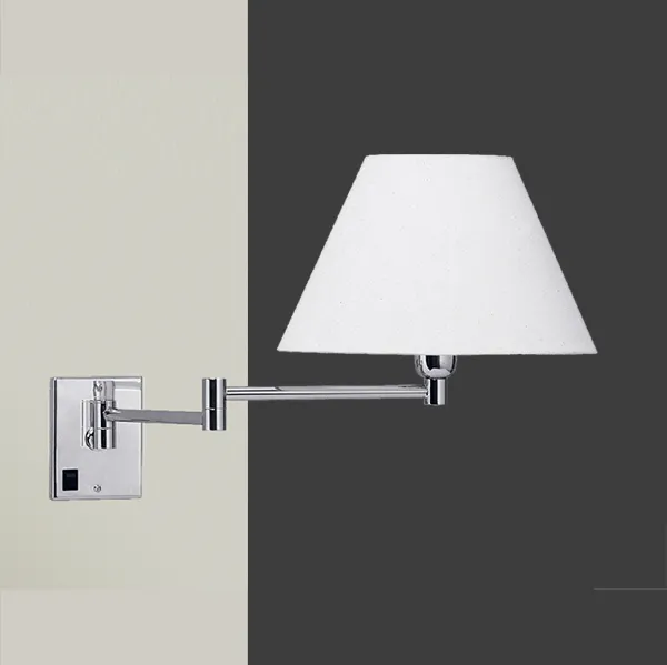 Arandela Golden Art Braço 1/2” com 50cm, 2 Articulações em Latão e Soquete E27 P362LT