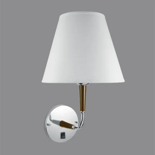 Arandela Golden Art Braço com Madeira em Latão e Soquete E27 P352LT