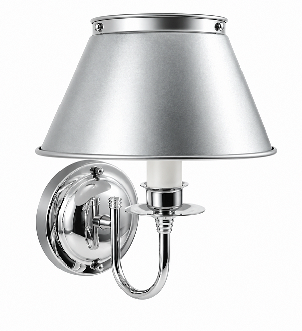 Arandela Golden Art Braço Curvo em Latão com Soquete E27 P308LT