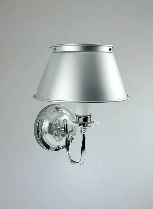 Arandela Golden Art Braço Curvo em Latão com Soquete E27 P308LT