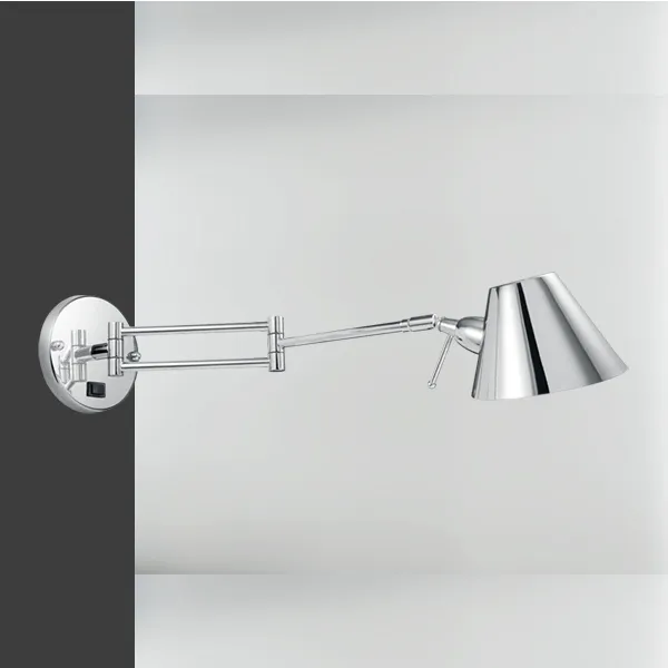 Arandela Golden Art Juliette Articulada em Latão com Braço de 55cm e Soquete G9 P250LT