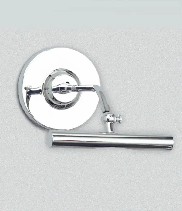 Arandela Golden Art Tubular 16cm com Canopla Redonda em Latão e 2 Soquetes G9 P371LT