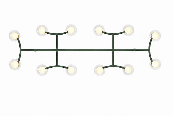 (Pintura) Arandela GRAPP 12 Golden Art P2820-12PI 12 x G9 – Design Moderno