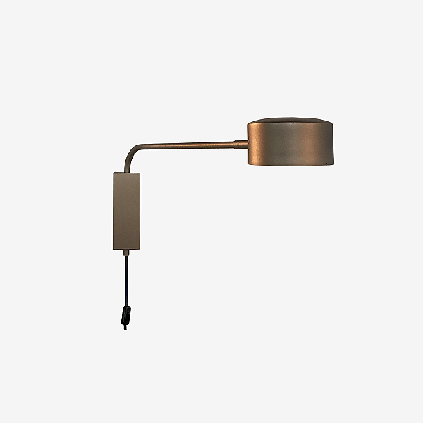 Arandela NELL 1 Foco LED 6W com Braço 55 cm – Design Funcional Golden Art P8800-55PI