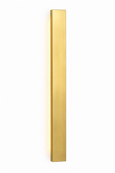 (Latão - Especiais) Arandela Pallo Golden Art P1910-58LT 58 x 5 cm com LED Integrado