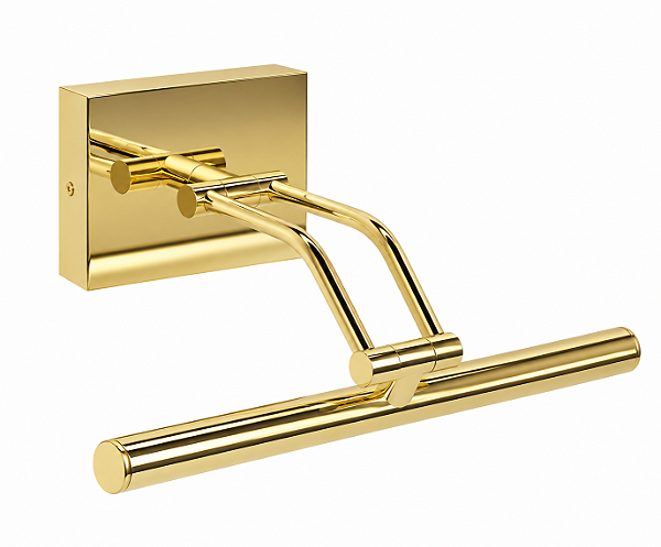 (Latão - Especiais) Arandela Pina Tubular Golden Art P379-30LT 30 cm 7/8” com Deslocamento | 2x G9