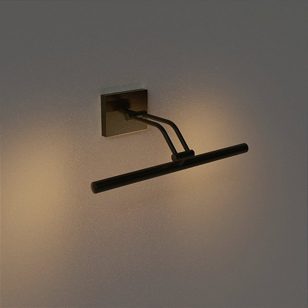 Arandela Pina Tubular Golden Art 40 cm 7/8” com Kit LED e Pintura P379A-40PI