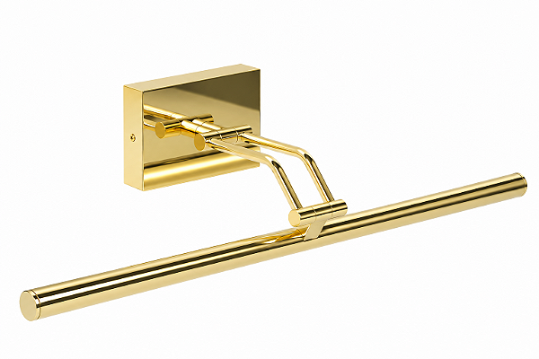 (Latão - Especiais) Arandela Pina Tubular Golden Art P379-60LT 60 cm 7/8” Deslocamento | 3x G9