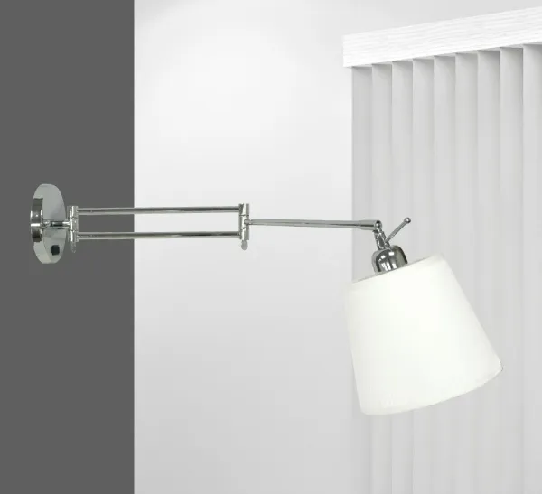 Arandela Rebecca Golden Art Articulada 42 cm com Pintura e Soquete E27 | Largura 78 cm P730PI