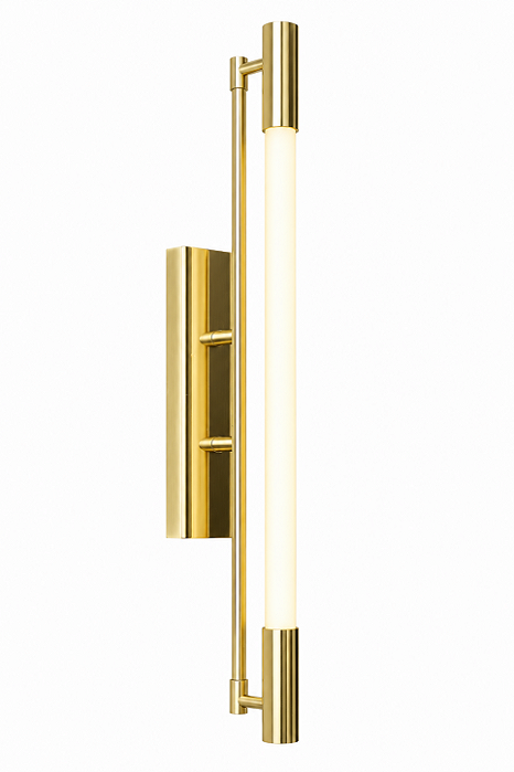 (Latão - Especiais) Arandela Slim Golden Art P1900-60LT para Tubo LED 60 cm em