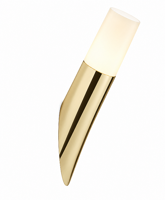 (Latão - Especiais) Arandela Taq Golden Art P2422LT 35 cm com 1 Foco GU10