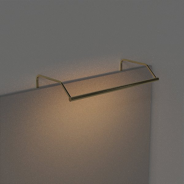 Arandela Tarsila Golden Art 40 cm 1/2” com Kit LED e Pintura P380-40PI