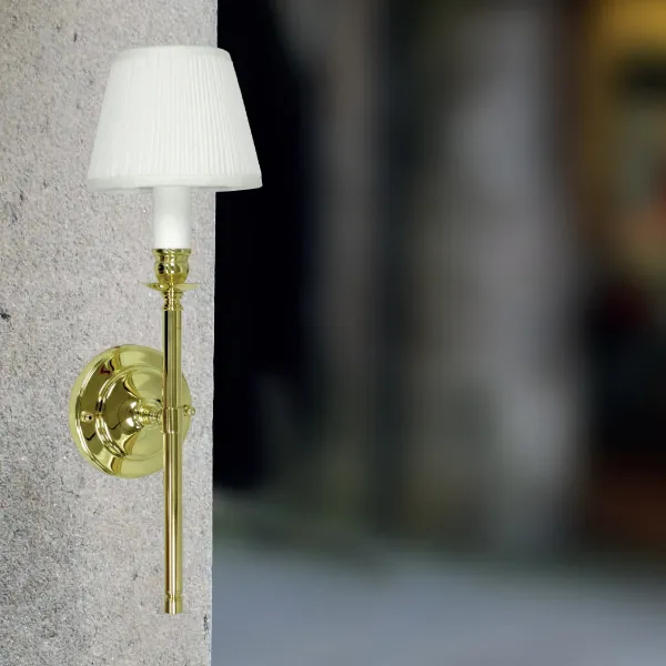 Arandela Tocheiro Golden Art em Latão com Soquete E27 P950LT