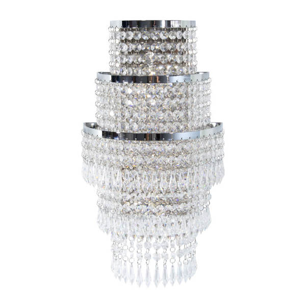 Arandela Trevo Golden Art 25 cm em Latão com 6 Soquetes G9 P963LT