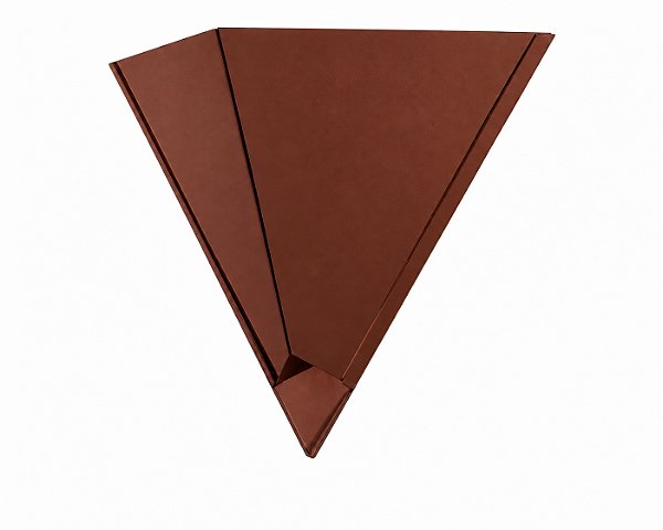 (Pintura) Arandela TRI 1 Golden Art P2833PI 1X Soquete G9 – Design Moderno