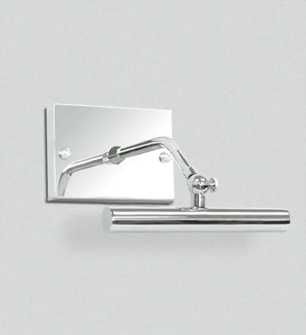 Arandela Tubular 16 cm Golden Art em Latão com Canopla Retangular | 2x G9 P371ALT