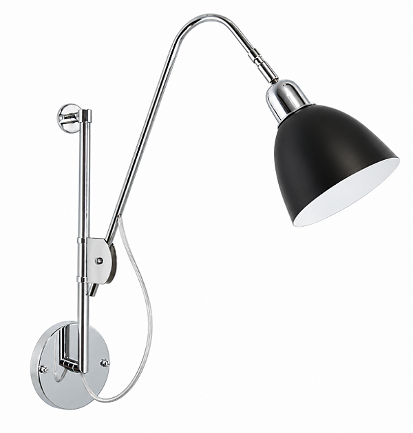 (Latão - Especiais ) Arandela Volts Golden Art P668LT Telescópica Cúpula Pintada e Soquete E27