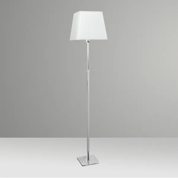 Coluna de Iluminação Golden Art Anitta Telescópica em Latão com Base Quadrada Ajustável 130–180cm C222LT