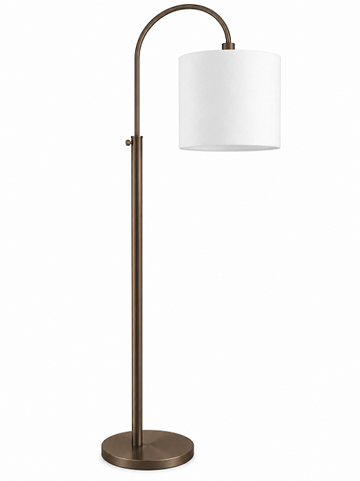 Coluna de Iluminação Golden Art Gancho Telescópica em Latão Ajustável 155–200cm C232LT