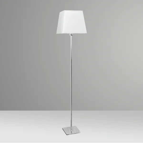 Coluna de Iluminação Golden Art Pietra Reta em Latão com Base Quadrada 160cm C220LT