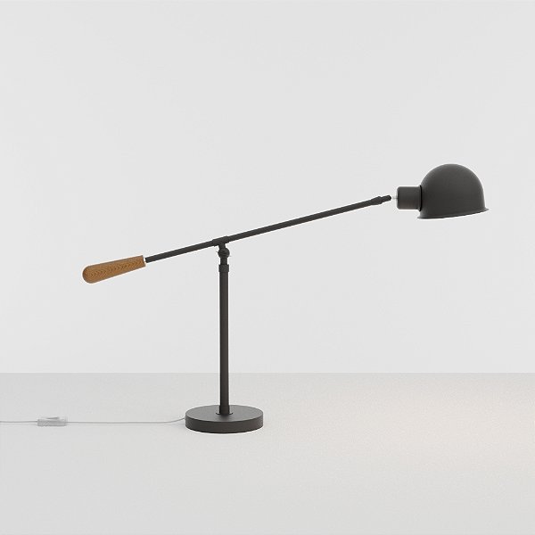 Luminária de Mesa Golden Art Work Station Articulada em Latão com Lâmpada E27 Altura Média 60cm M207LT