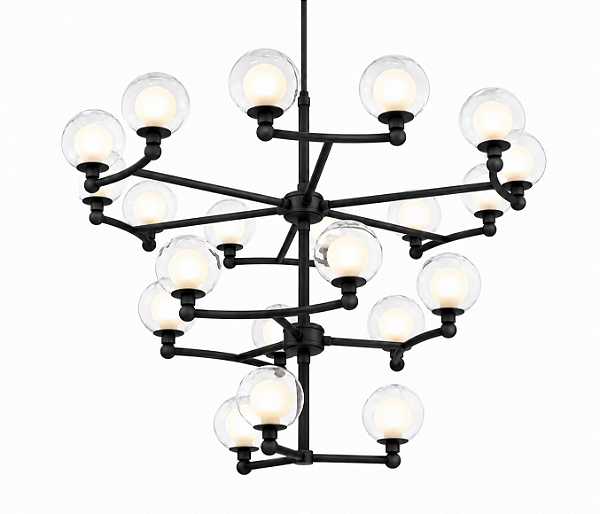 (Pintura) Lustre GRAPP Golden Art T2820-21PI 21 Lâmpadas x G9 65cm – Iluminação