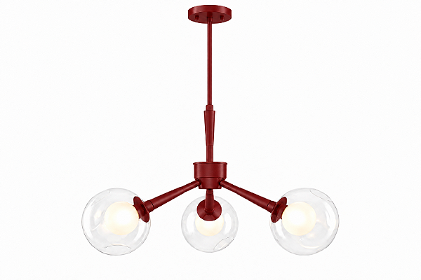 (Pintura) Lustre KOLL com 3 Soquetes G9 e Acabamento em – Golden Art T2805-3PI