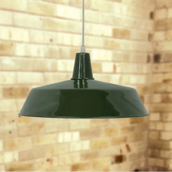 Pendente ARMAZÉM com Aramado Ø 37 cm Pintura – Design Industrial Golden Art T212API