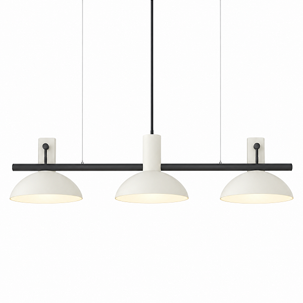Pendente Dri com 3 Soquetes GU10 em Pintura – Golden Art Iluminação Decorativa T2155-3PI