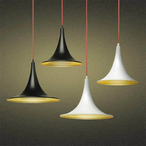 Pendente MISTT Ø 35 cm Pintura – Design Moderno Golden Art T900-35PI